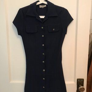 Le Château Short Navy Dress (Small)